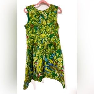 Emily and Fin Sz L Women's Cotton Fit & Flare Dress